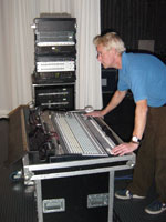 Rex Smith engineering at the Hospital Club