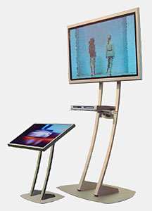 NEC plasma screens on parabella stands