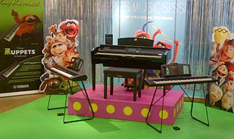 Yamaha Muppets promotion at babyGap, Oxford Circus