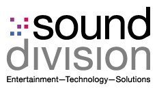Sound Division : Entertainment - Technology - Solutions
