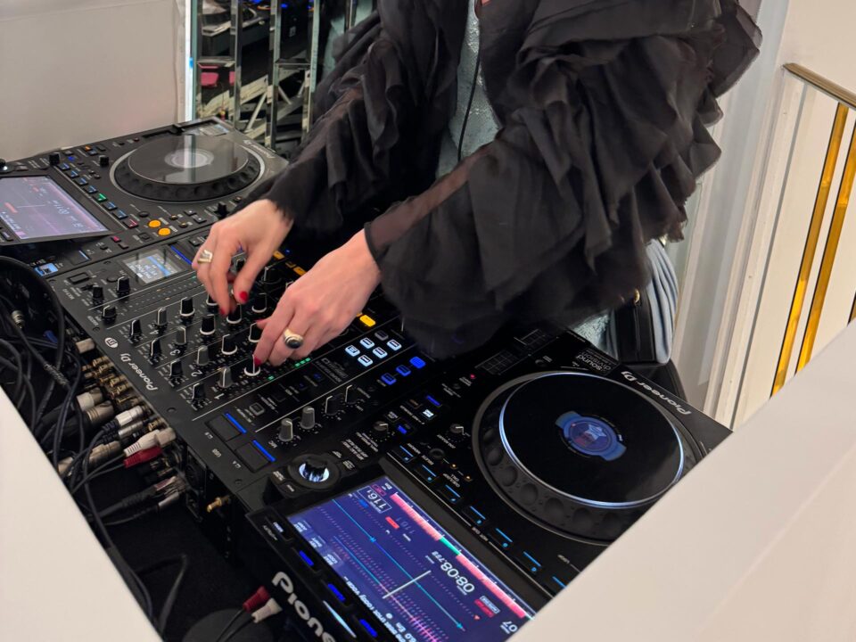 Pioneer DJ control equipment – Lulu Guinness x By Rotation pop-up, Mayfair